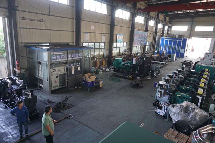 江苏中动电力设有限公司柴油发电机测试台位
